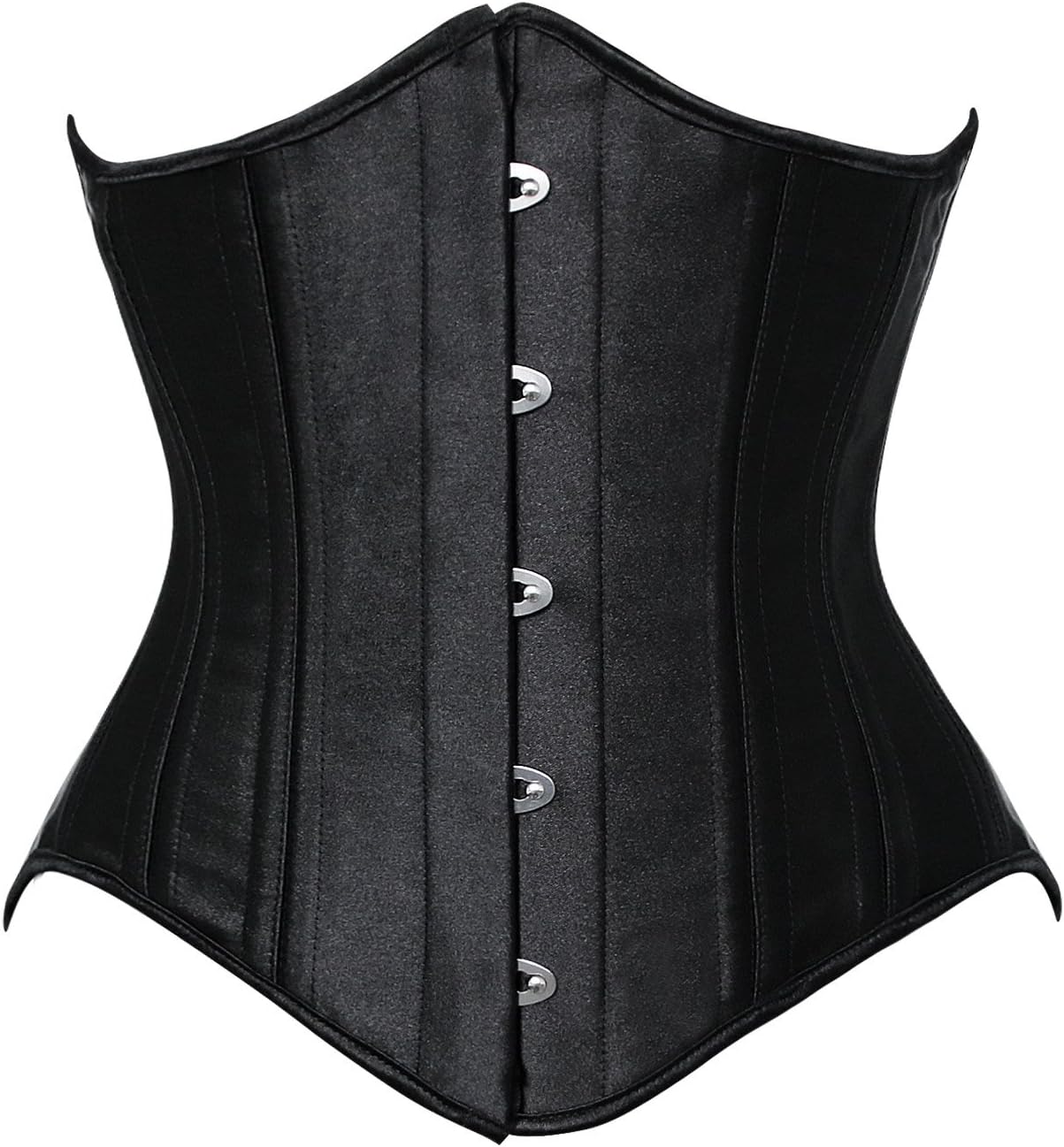 Charmian Women's Satin Underbust Waist Training Cincher Steel Boned Corset