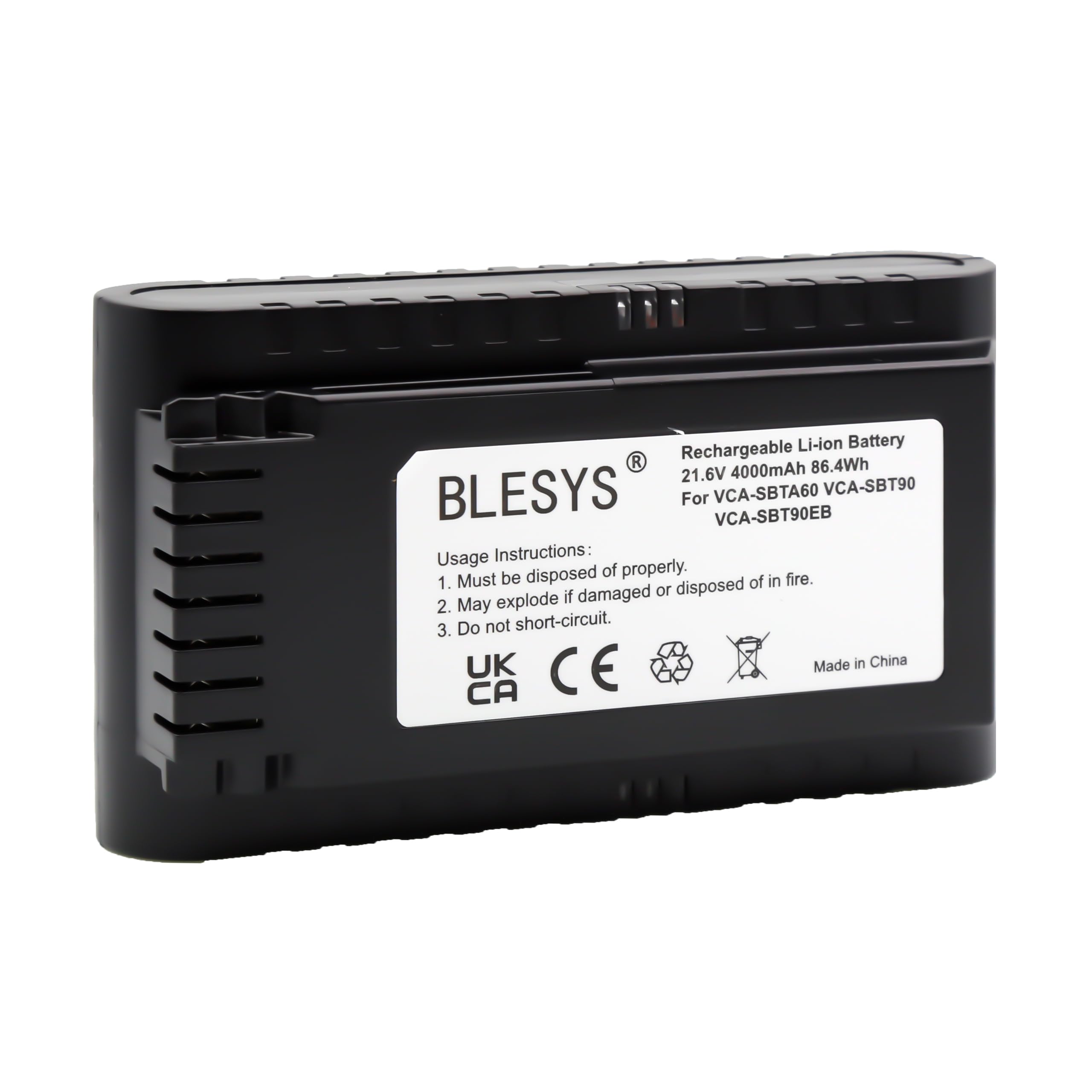 BLESYS VCA-SBT90 VCA-SBT90/XAA VCA-SBT90E VCA-SBT90E/VT akumulator do odkurzacza Samsung Jet 90 Jet 70 Jet 75 21,6V 86,4Wh akumulator zastępczy VS15T7031R1/EN VS15T7032P4 VS20B75ACR5 VS20B75AGR1/GE