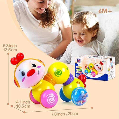 Miniatura 8 de CubicFun Juguetes para bebés de 6 a 12 meses, musical, iluminado, juguete para gatear, juguete para niños y niñas