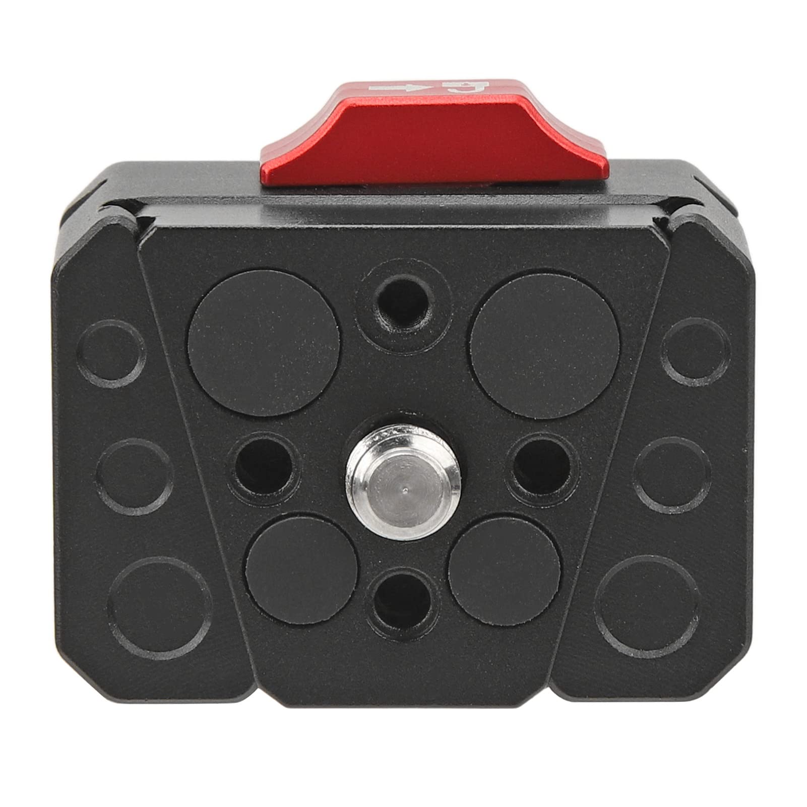 V Lock Quick Release Plate - Sturdy Mini Design for DSLR Tripods & Cinematic Equipment, 38mm Dovetail Slot, 1/4 Inch Positioning Hole - Professional Photography & Video Production