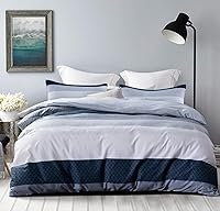 Vista 13 de SLEEPBELLA Juego de edredón de muselina de doble capa lavada de 100 % algodón, tamaño Queen, bohemio azul y amarillo, esponjoso, grueso, a cuadros