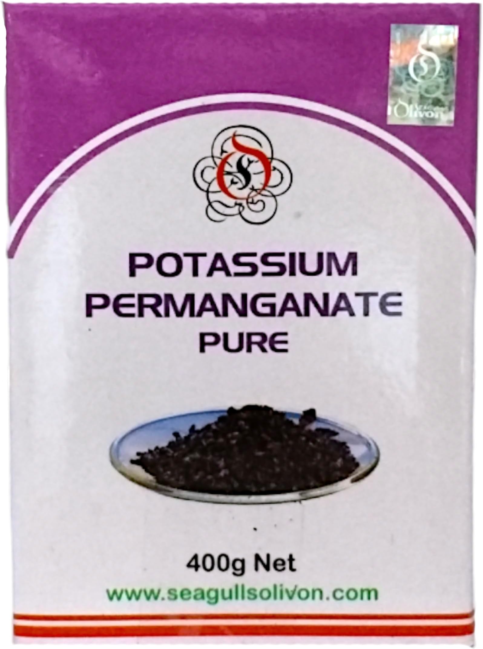 Pure Potassium Permanganate | 400g | Pond Cleaner | Poultry Farms | Pond Cleaner | Water Disinfectant