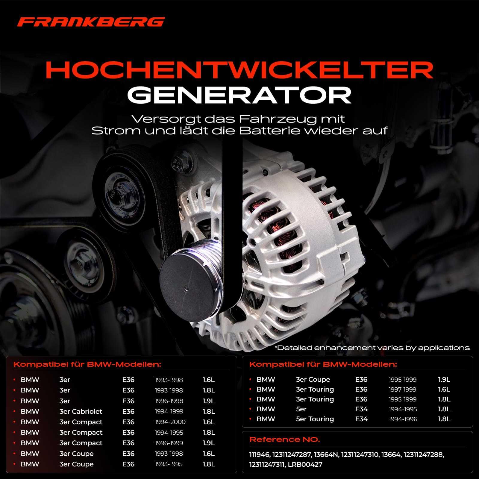 Frankberg Générateur alternateur 12311247287