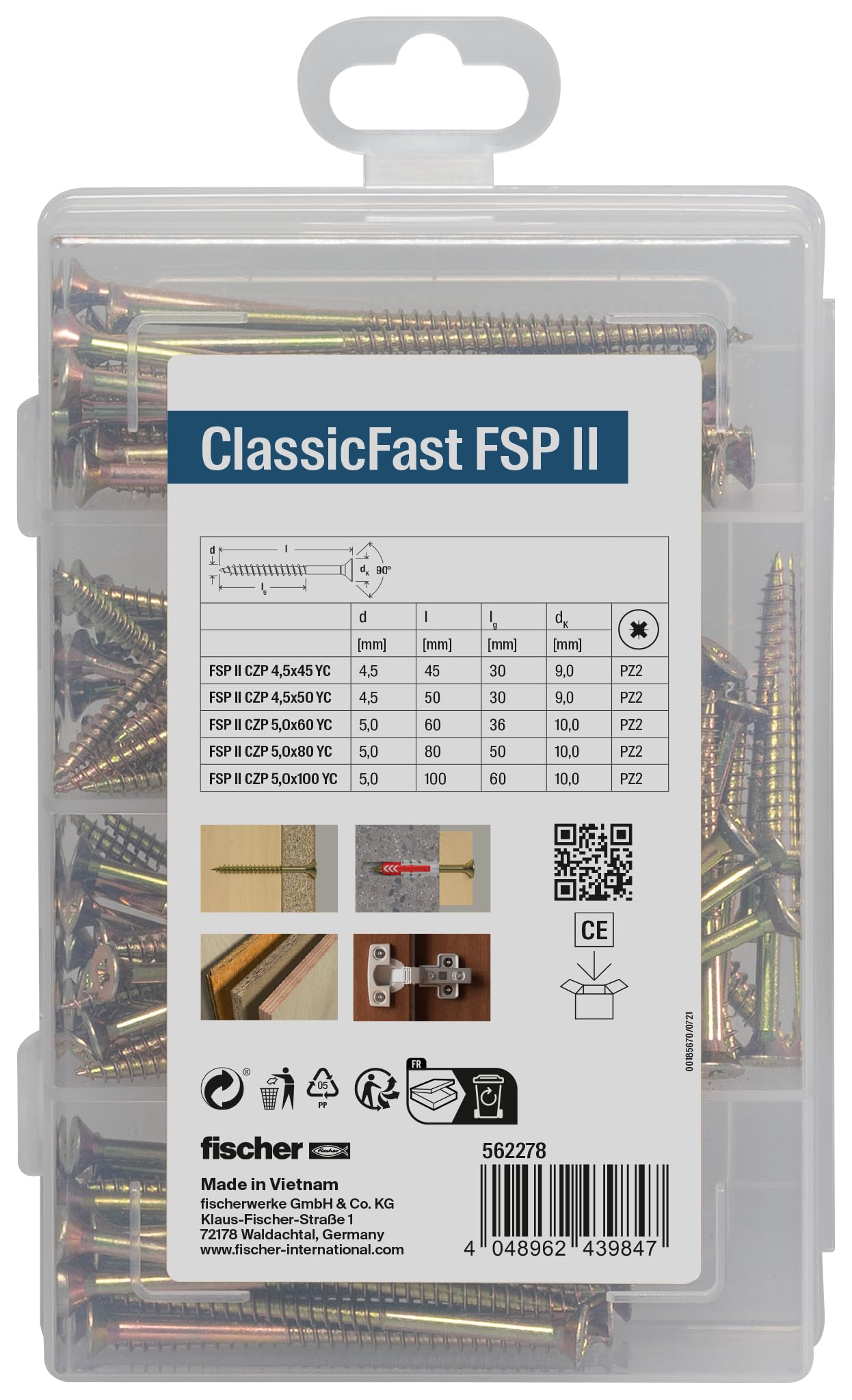 fischer Profi Box ClassicFast II Chipboard Screw - Image 3