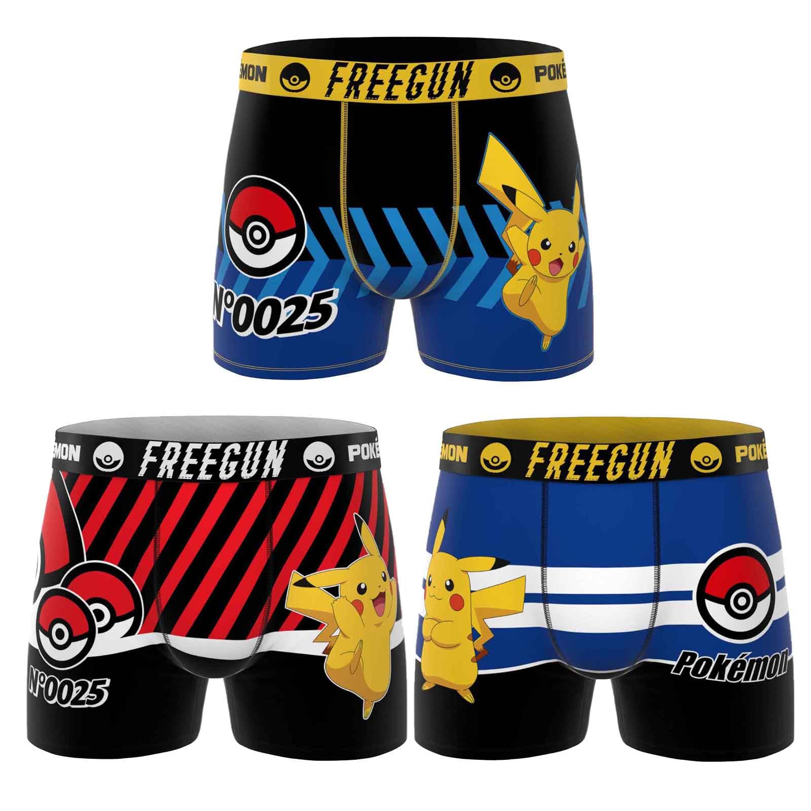 FREEGUN Boxer Garçon Pokemon