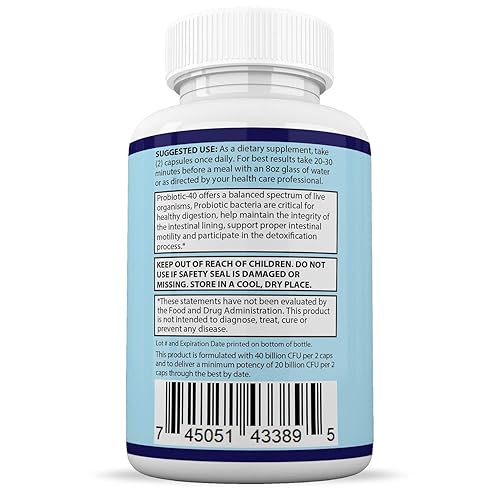 Miniatura 5 de Justified Laboratories Clear Nails Plus Max Pills 40 mil millones de UFC probiótico apoya uñas fuertes y saludables para la piel del cabello, 60