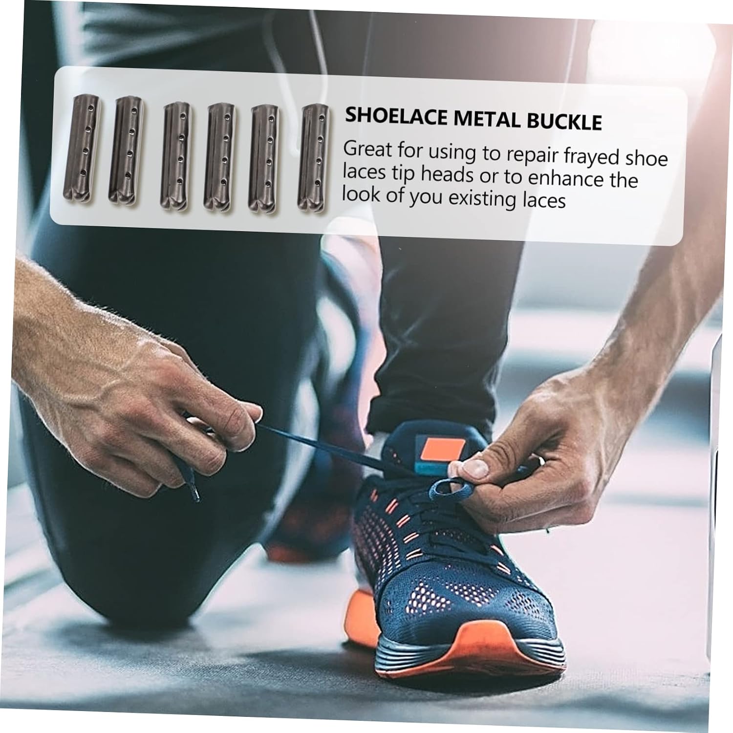 CALLARON 200 Pcs Shoelace Sneakers Bell Copper Suite