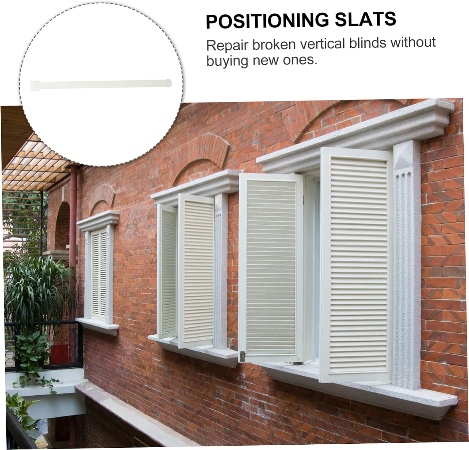 100pcs Curtain Roller Connector Vertical Blinds Parts for Simple Replacement for Studios Apartments Restaurants Offices Firm Tasteless Material