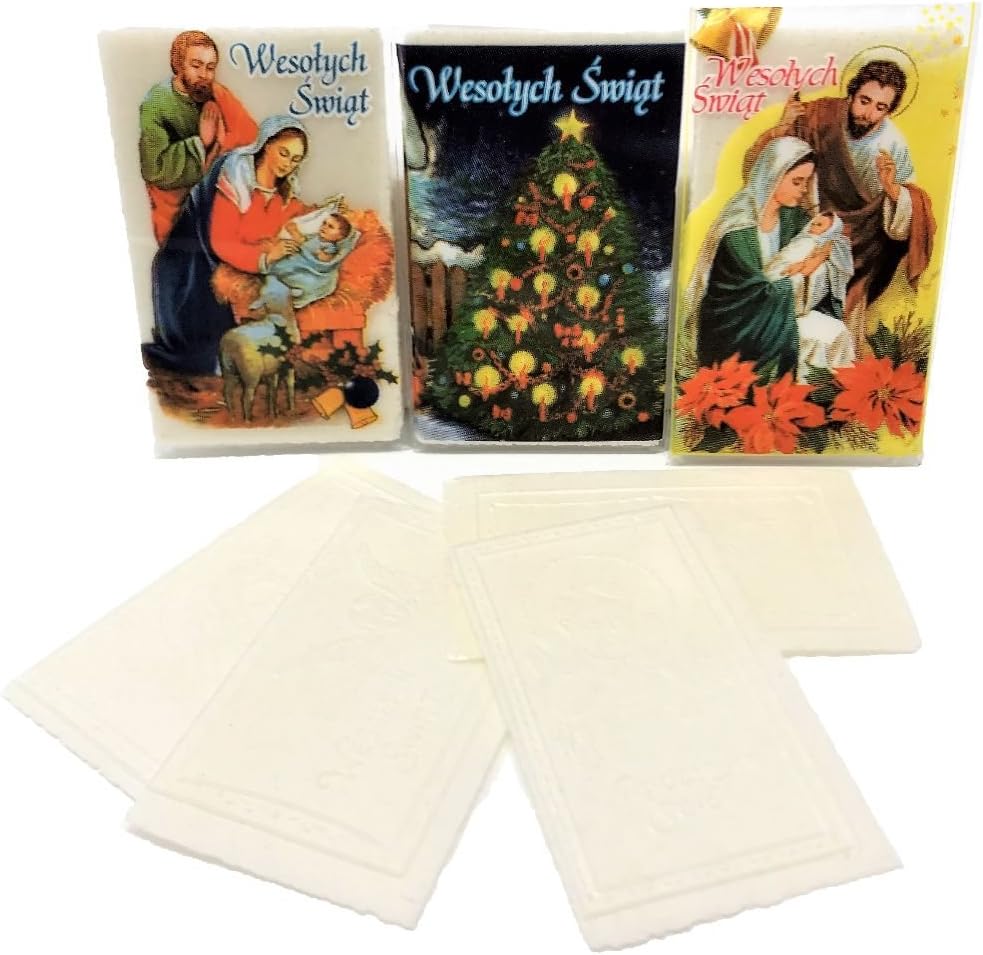 Set of 12 Small Polish Christmas Wafers (Oplatki)