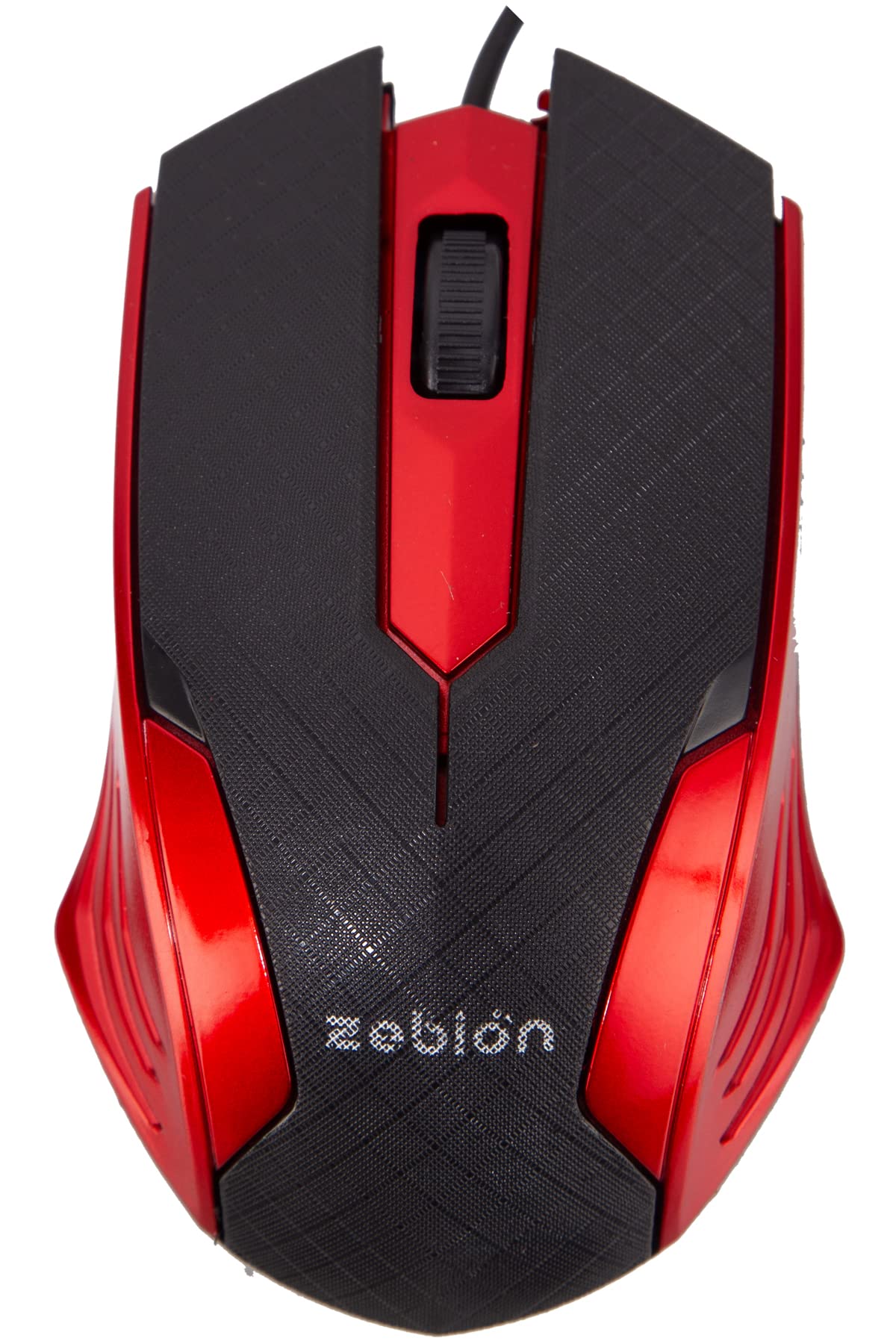Zebion Swag USB Mouse with Latest Optical Technology, 800 DPI Resolution, Ergonomic Design, Smooth Low-Friction Movements and Comfy Palm Fit (Black Red)-image-35