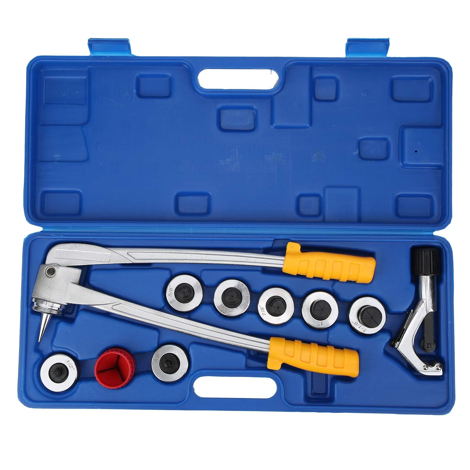 Expansor de Tubo de PALanca de 7 Piezas, Herramienta de Expansión de PALanca de 10 a 28 MM, Expansor de Tubo CT 100A/M, para Escariar Juego de Escariador de Tubos de Cobre