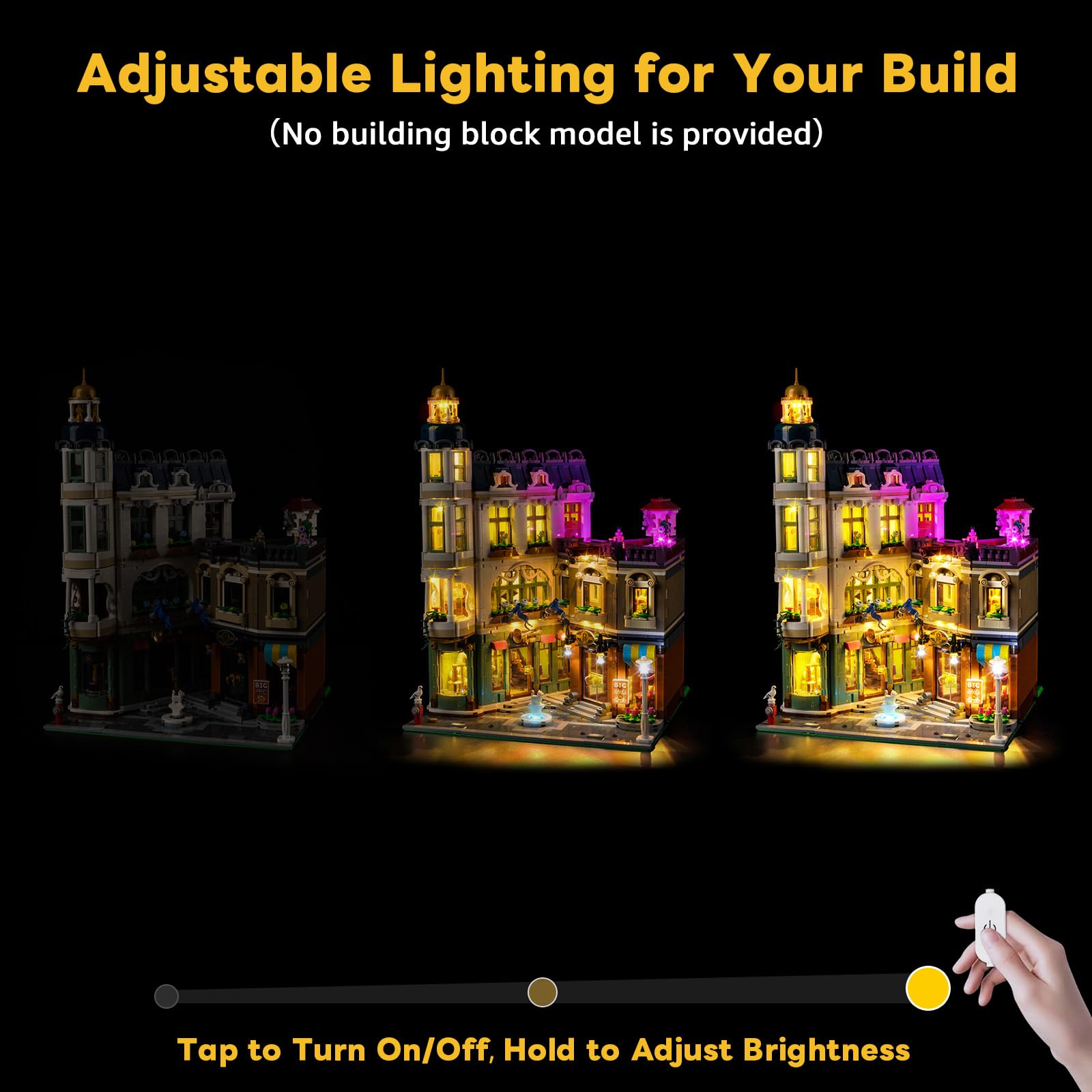 Kyglaring LED Lighting Kit Compatible with Lego Shopping Street 11371 Building Blocks, Accessories for Lego 11371 Model Set - Image 3