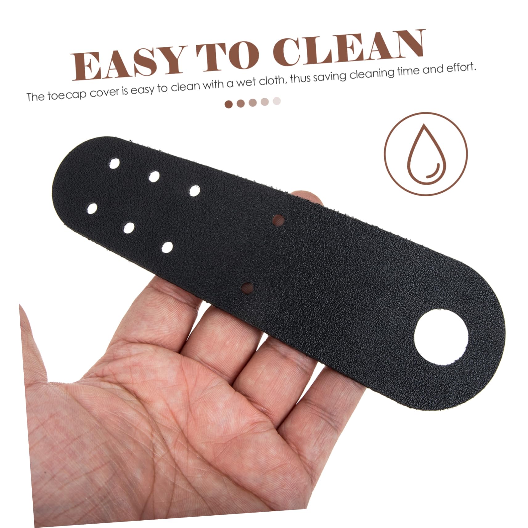 Outanaya 2Pairs Roller Skates Toe Guards Durable Toe Caps for Roller Skating Protective Accessories Easy to Clean Suitable for Skates