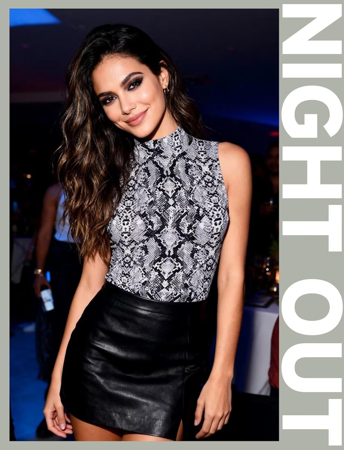 Womens Sleeveless Mock Turtleneck Tank Top Slim Fit Shirt Lightweight Layering Tee Casual Office Wear - Image 5