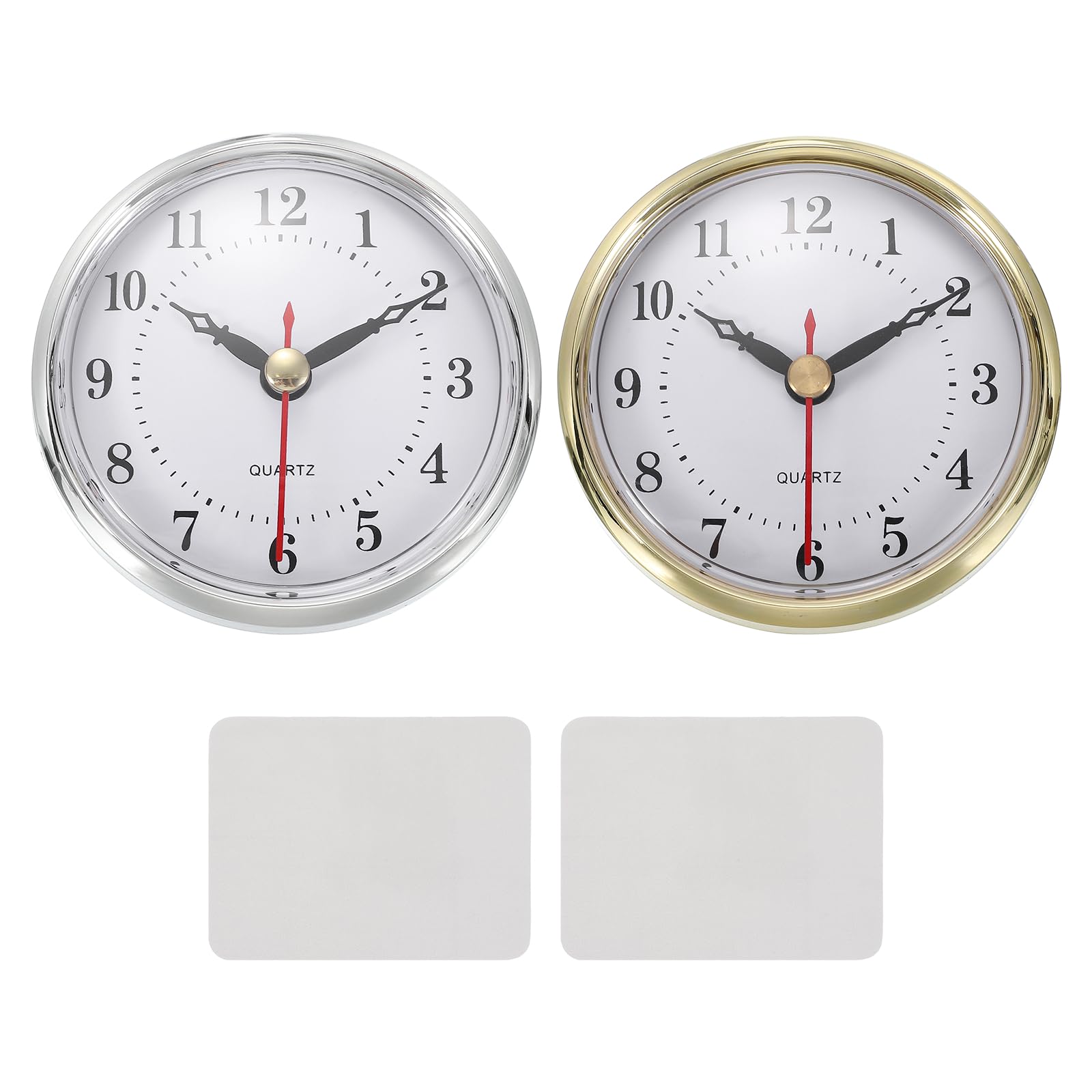 Insert mécanisme horloge 80mm pour décorer un bureau ou personnaliser un salon