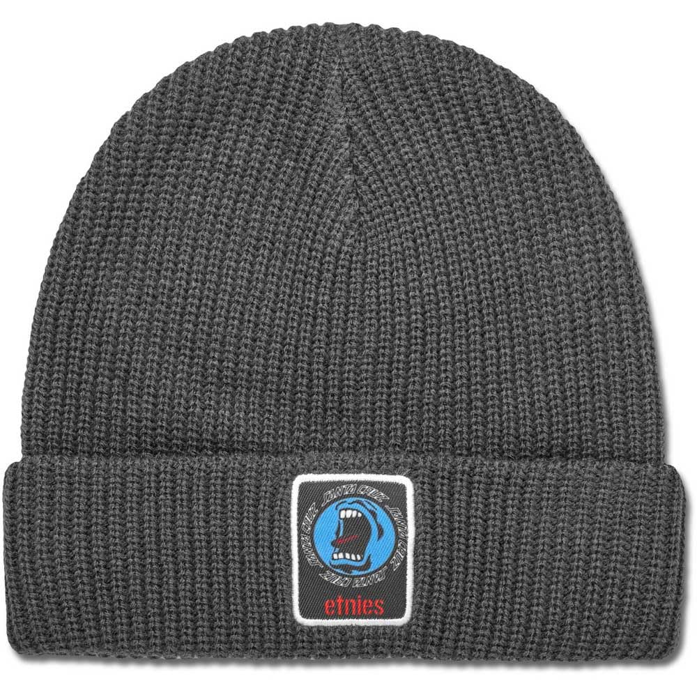 Etnies Unisex Darkgray Santa Cruz Screaming Hand Beanie