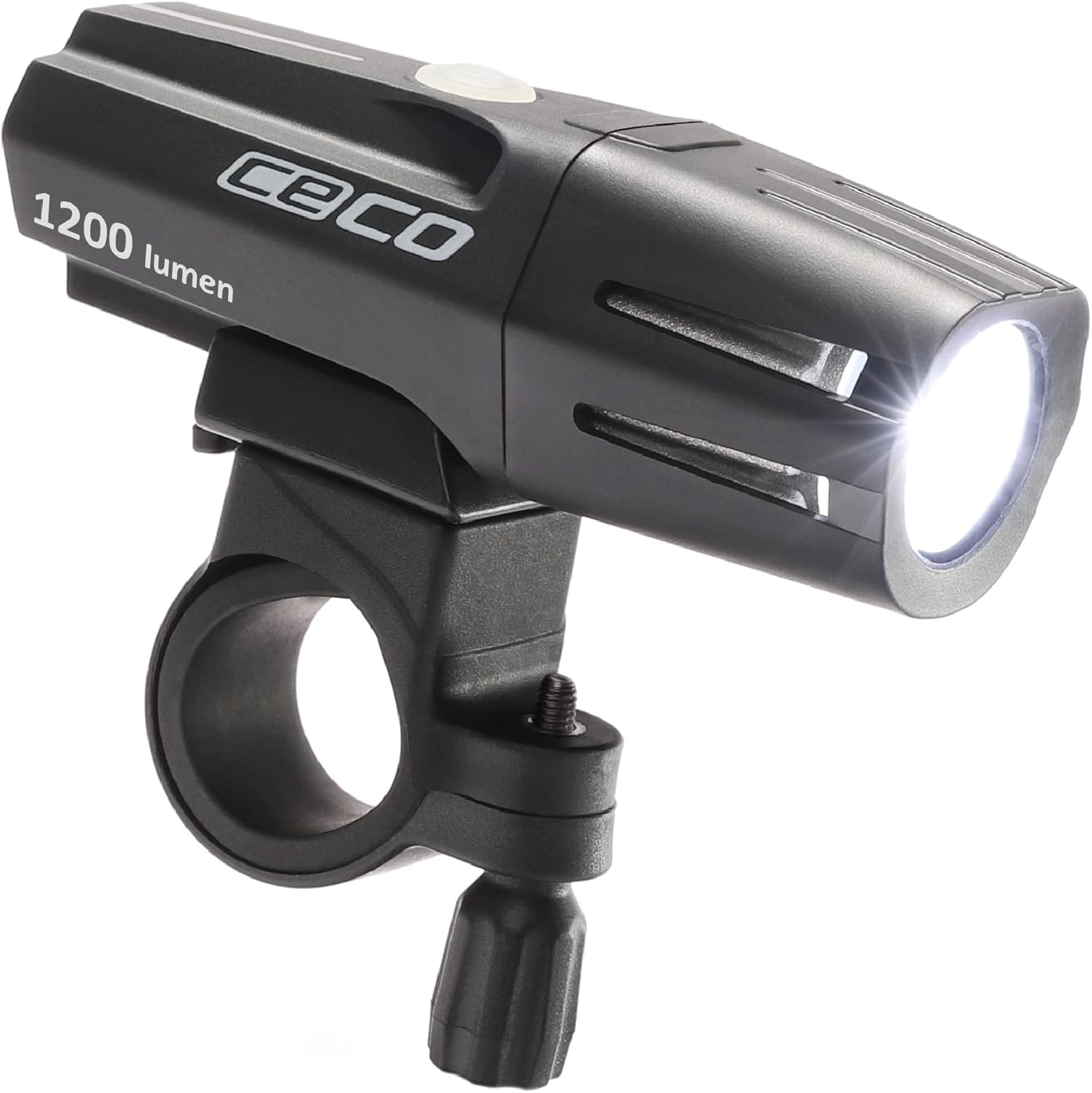 CECO USA 1200 Lumen USB Rechargeable Bike Light – Tough & Durable IP67 Waterproof & FL-1 Impact Resistant – Super Bright Model F1200 Bicycle Headlight – for Commuters, Road Cyclists & Mountain Bikers