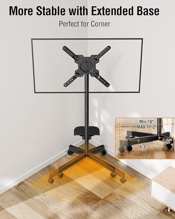 Soporte de Piso Móvil para TV 23"-60" ELIVED miniatura 5