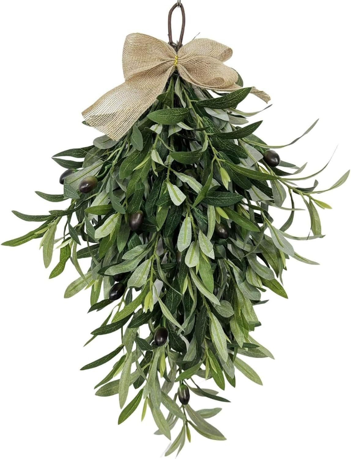 Simulated Olive Hanging Tears Flower Wreath Home Decoration