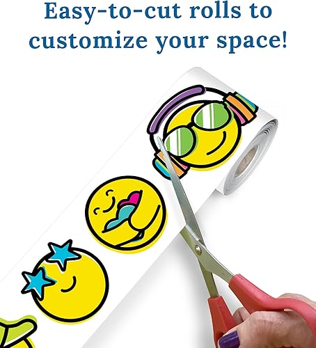 Vista 4 de Carson Dellosa Kind Vibes - Bordes rectos de 36 pies para tablón de anuncios, bordes de aula para tablón de anuncios, pizarra blanca, tablero