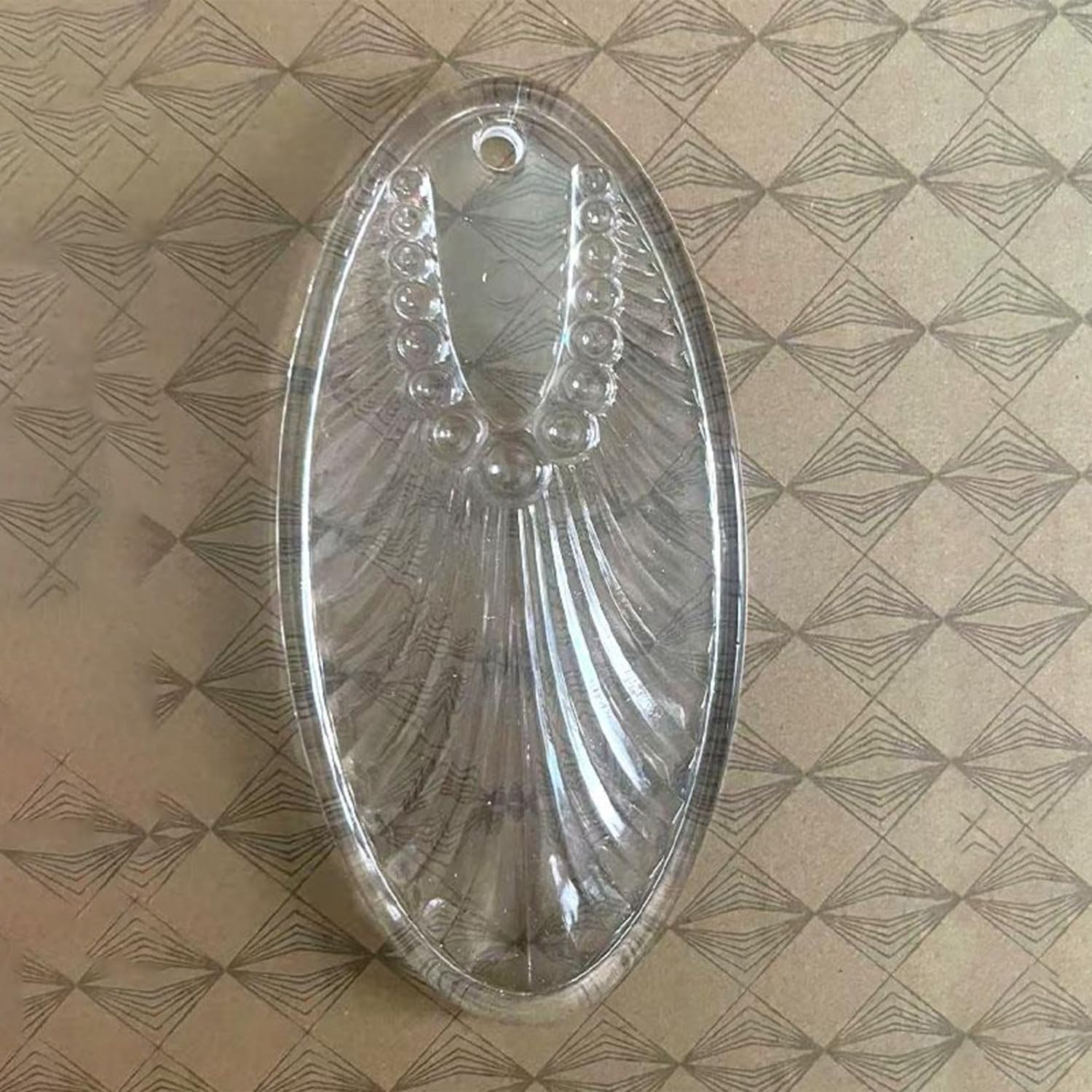 1 Set Glass Leaf Crystal Accessories