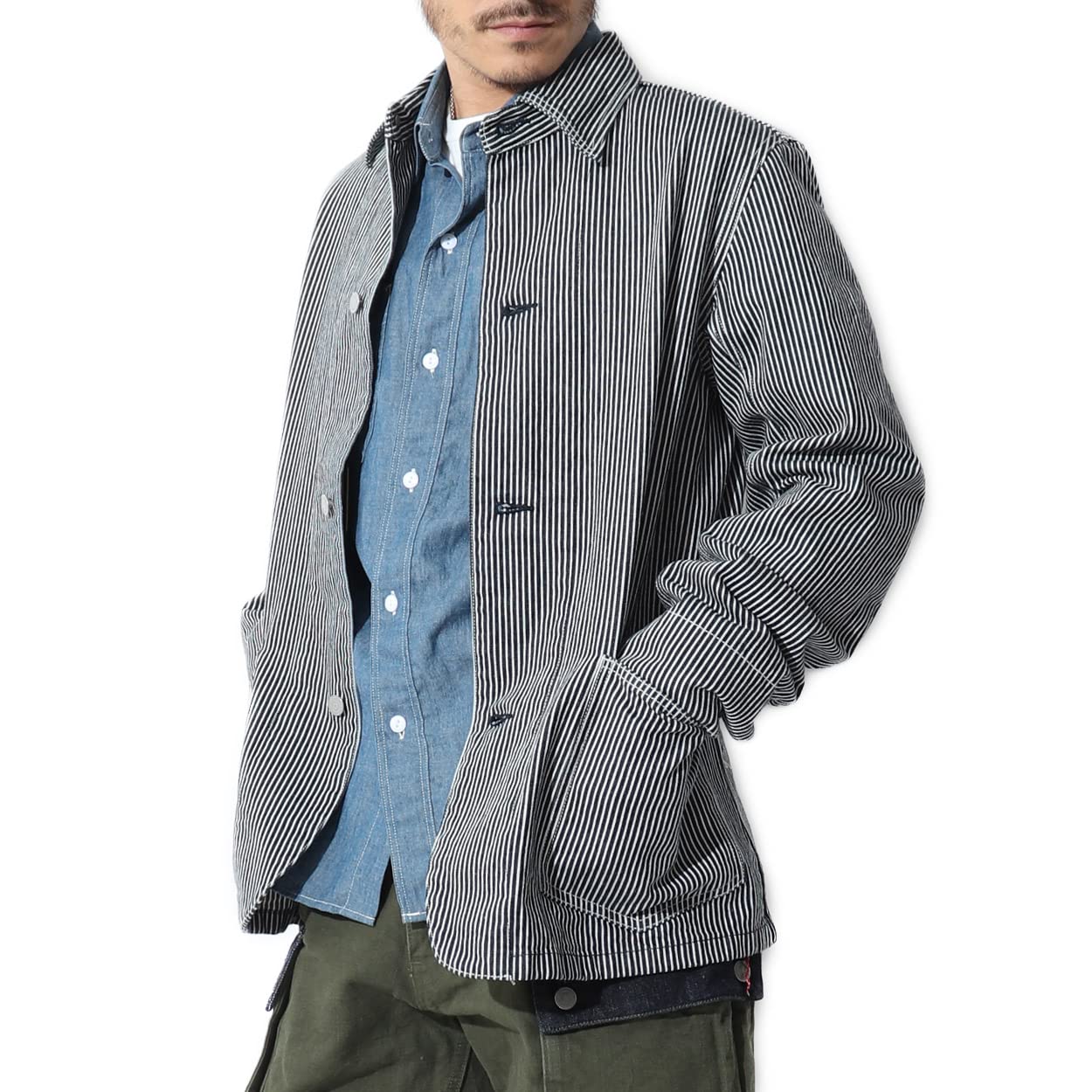 Amazon.co.jp: [児島ジーンズ] KOJIMA GENES ベーシックカバーオール