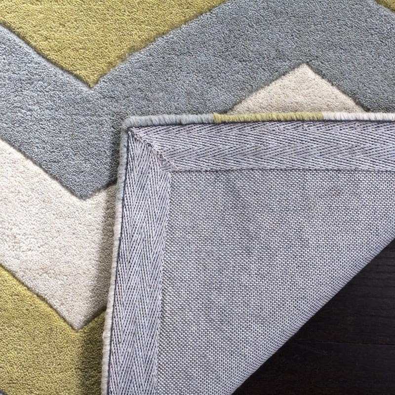 Image of Carpets and Rugs Handwoven Woolen Thick Floral and Contemporary Designs for Area Rugs, Carpets for Living Room, Bedroom, Hall Size 6x9 feet