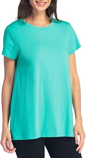 Womens Ecofabric Organic Cotton & Rayon Blend Crew Neck Shirt | Relaxed Fit