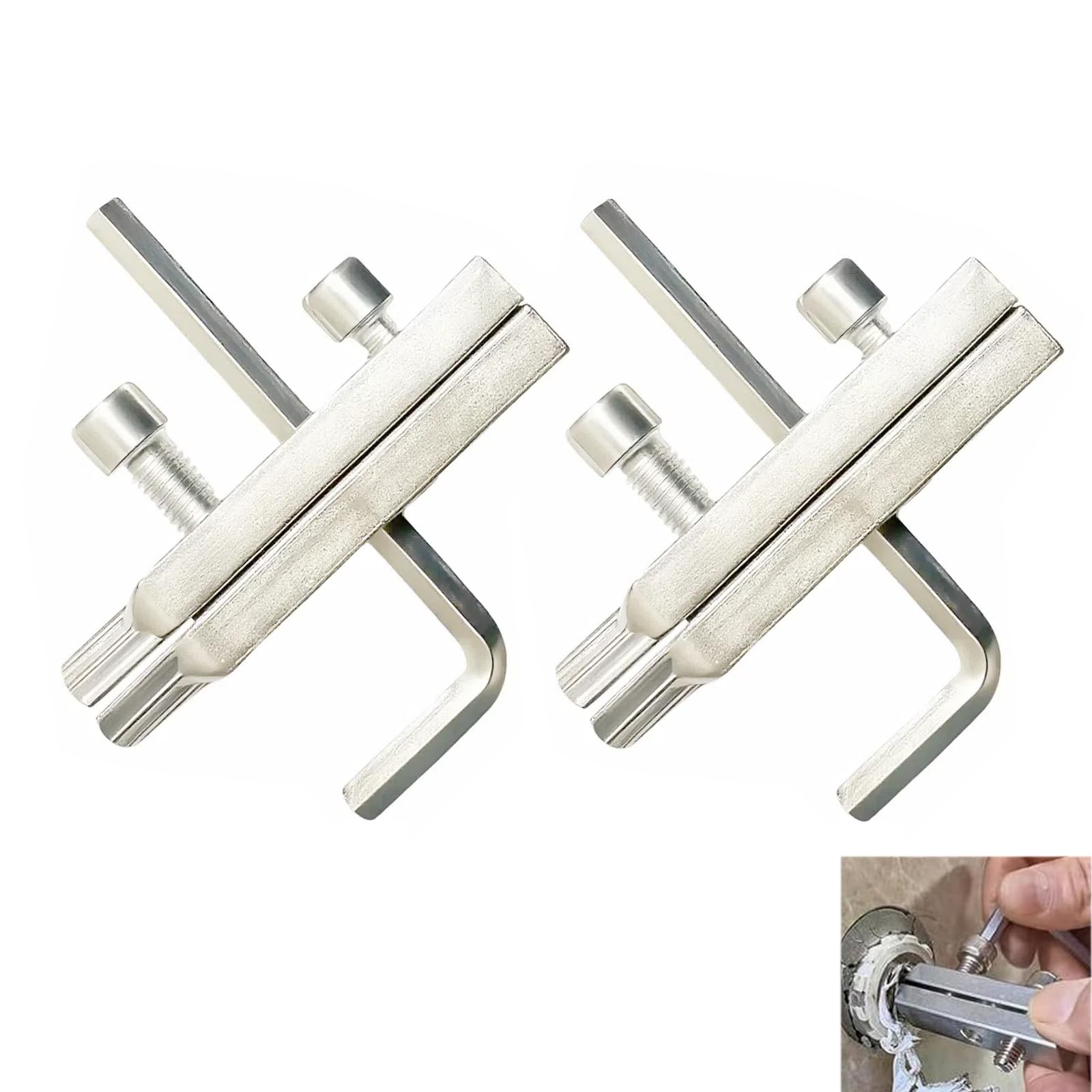 Estrattore per tubi rotti, rimozione vite spogliata, rimozione tubo dell'acqua danneggiato, set facile da estrarre per rubinetto rotto, estrazione viti e bulloni