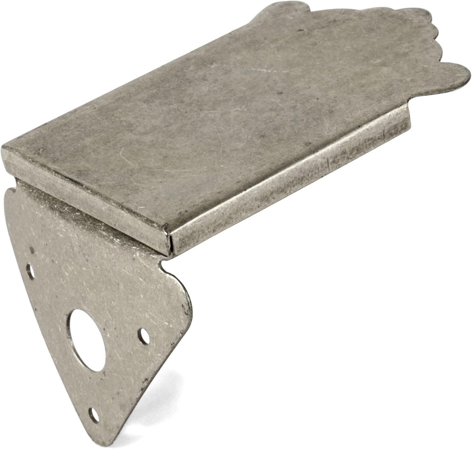 Golden Age Mandolin Tailpiece, Relic nickel