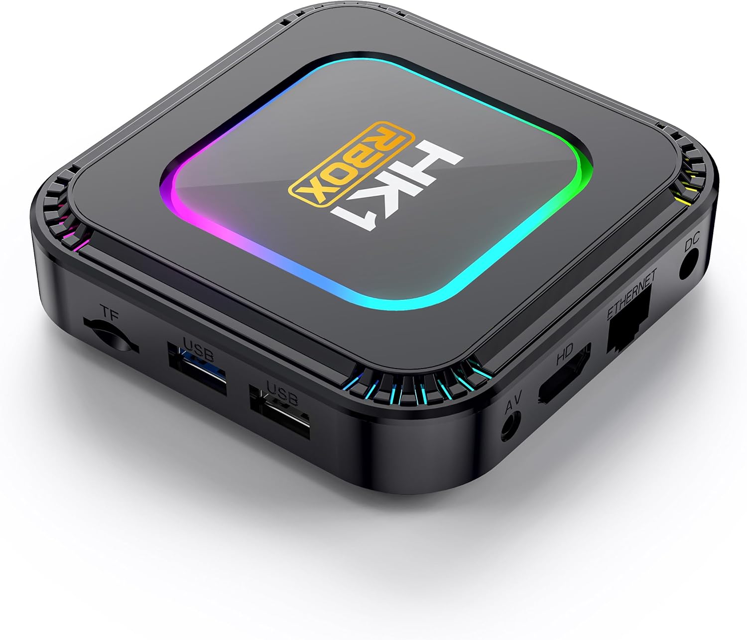 Android 13.0 HK1 Box K8 4GB RAM 64GB ROM Support Dual-WiFi 5G 2.4G WiFi BT 5.0 RK3528 Quad- Core 3D 6K Ethernet LAN 100M