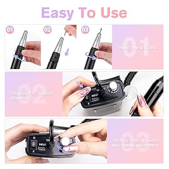 手入れ用具 Bonnail Portable Nail Machine Amazon.com: Beloving Portable Nail Drill Professional
