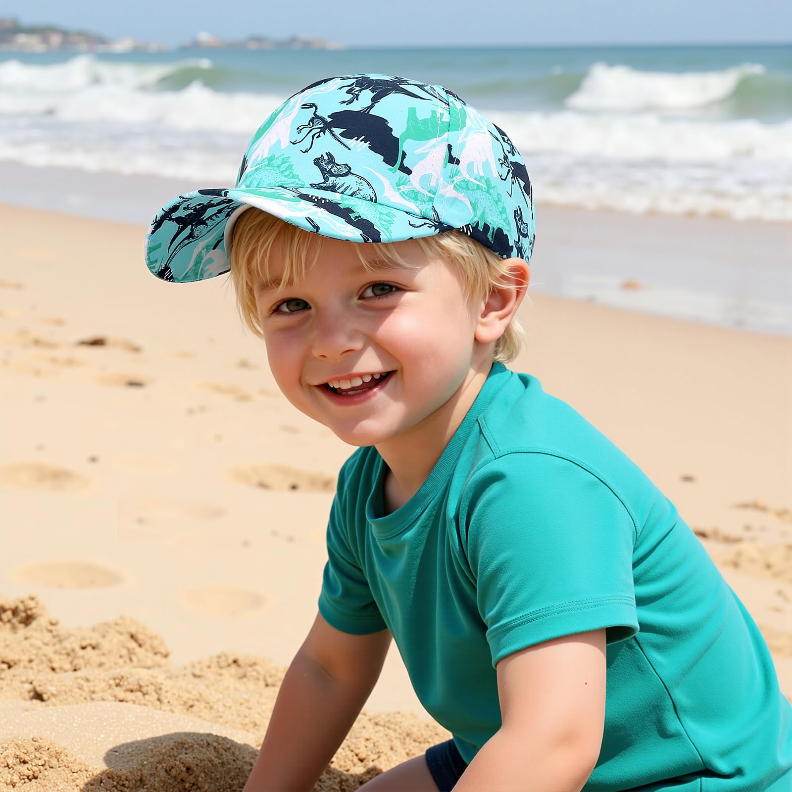 Cappello da Baseball Regolabile per Bambini 3-8 Anni, Berretto Visiera Bambina 2 Pack