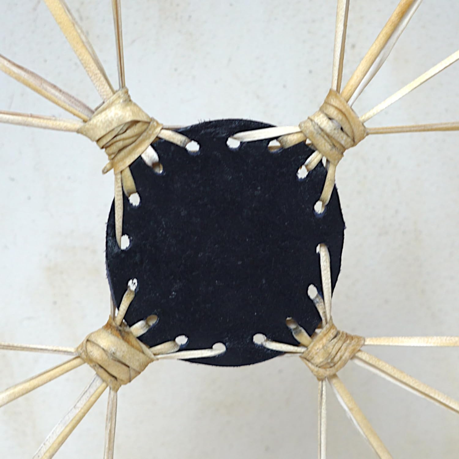 GMP Traditional Frame Drum/Bodhran with Handle | Natural Goatskin Head, Comes with Wood and Leather Mallet (18" Octagon)