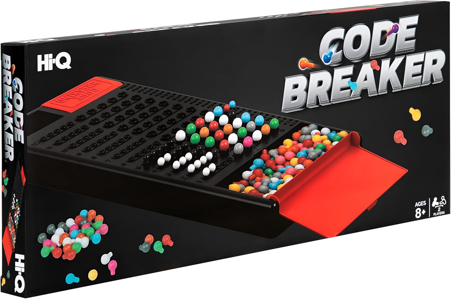 Hi-Q Code Breaker Board Game - Code Breakers Toy - STEM Toys - Color Brain Game - Kids Development - Toys for Boys & Girls, Suitable for 8+ Ages and up - Family Games