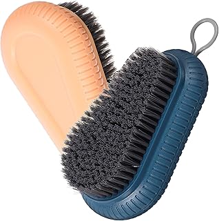FOMIYES Scrub Brushes for Cleaning 2pcs Scrub Brush Laundry Brushes Clothes Brushes Utility Cleaning Hand Brush Grip Shoe Brushes Scrubbing Coat Brushes Cleaning Brushes Laundry Brush
