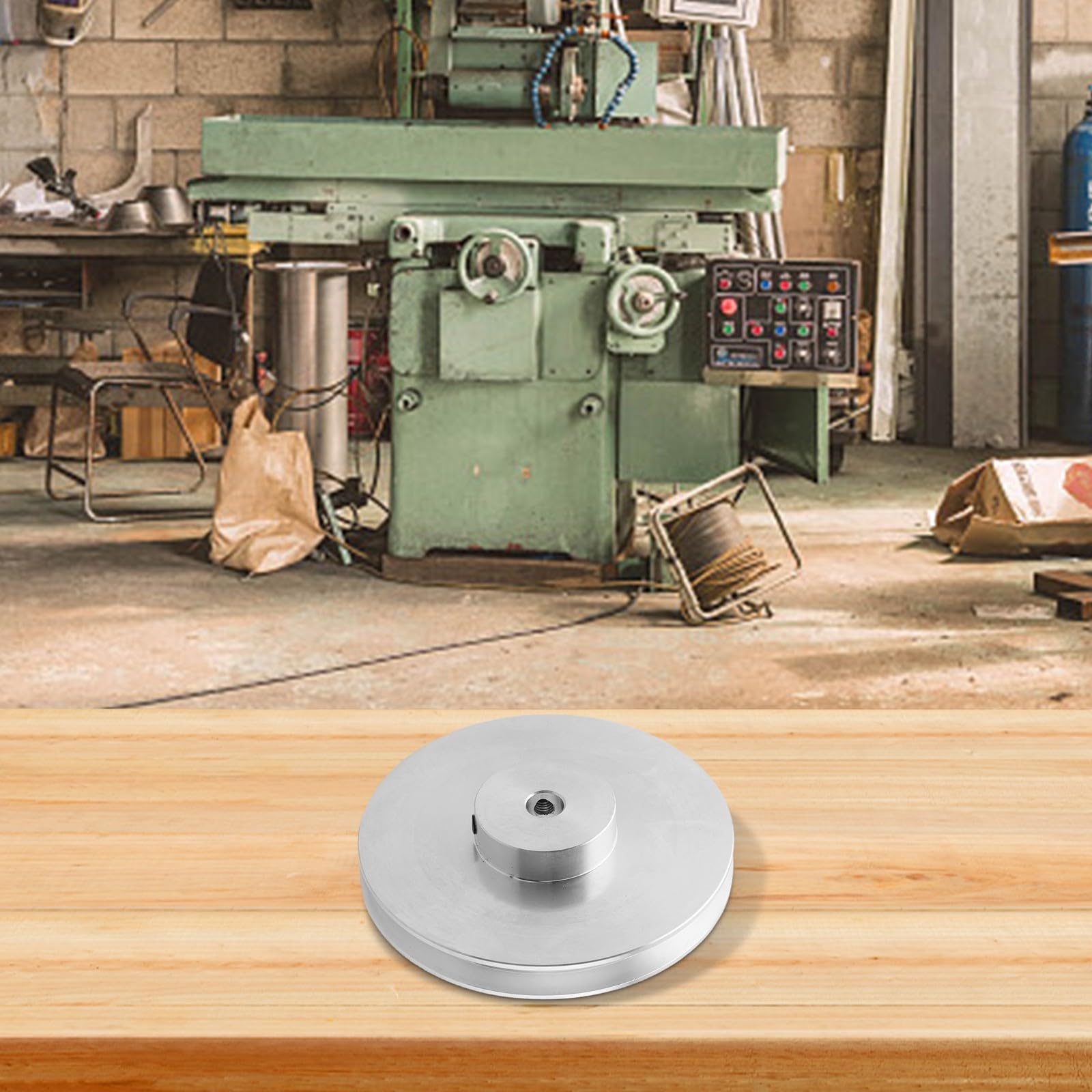 Poulies à rainure en V en aluminium haute performance pour courroies de 6 mm de largeur, tailles allant de 20 mm à 80 mm de diamètre extérieur (80)