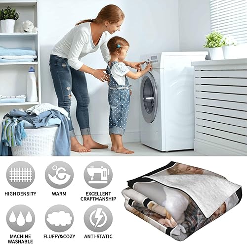 Miniatura 7 de Manta personalizada con 5 fotos, múltiples diseños, regalos personalizados para familiares, novio, novia, niños, manta de Navidad con múltiples