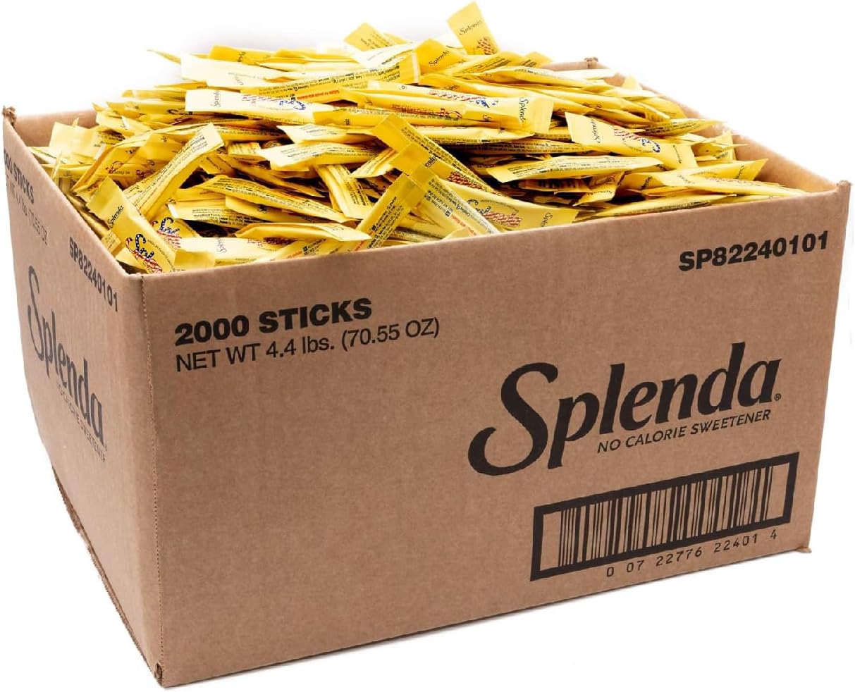Zero Calorie Sweetener Cafe Stick, 2000 Count Stick Packets