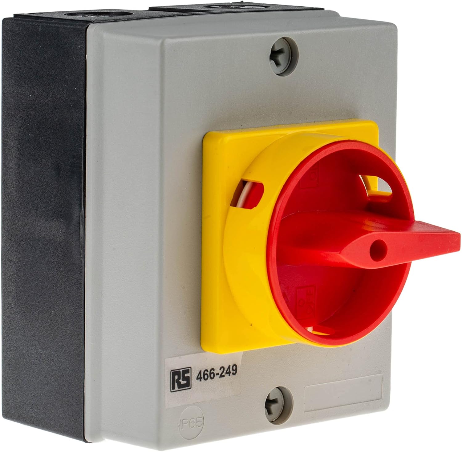 RS Pro 466249 4 Pole DIN Rail Panel Mount Non-Fused Switch Disconnector 20 A 7.5 kW IP65