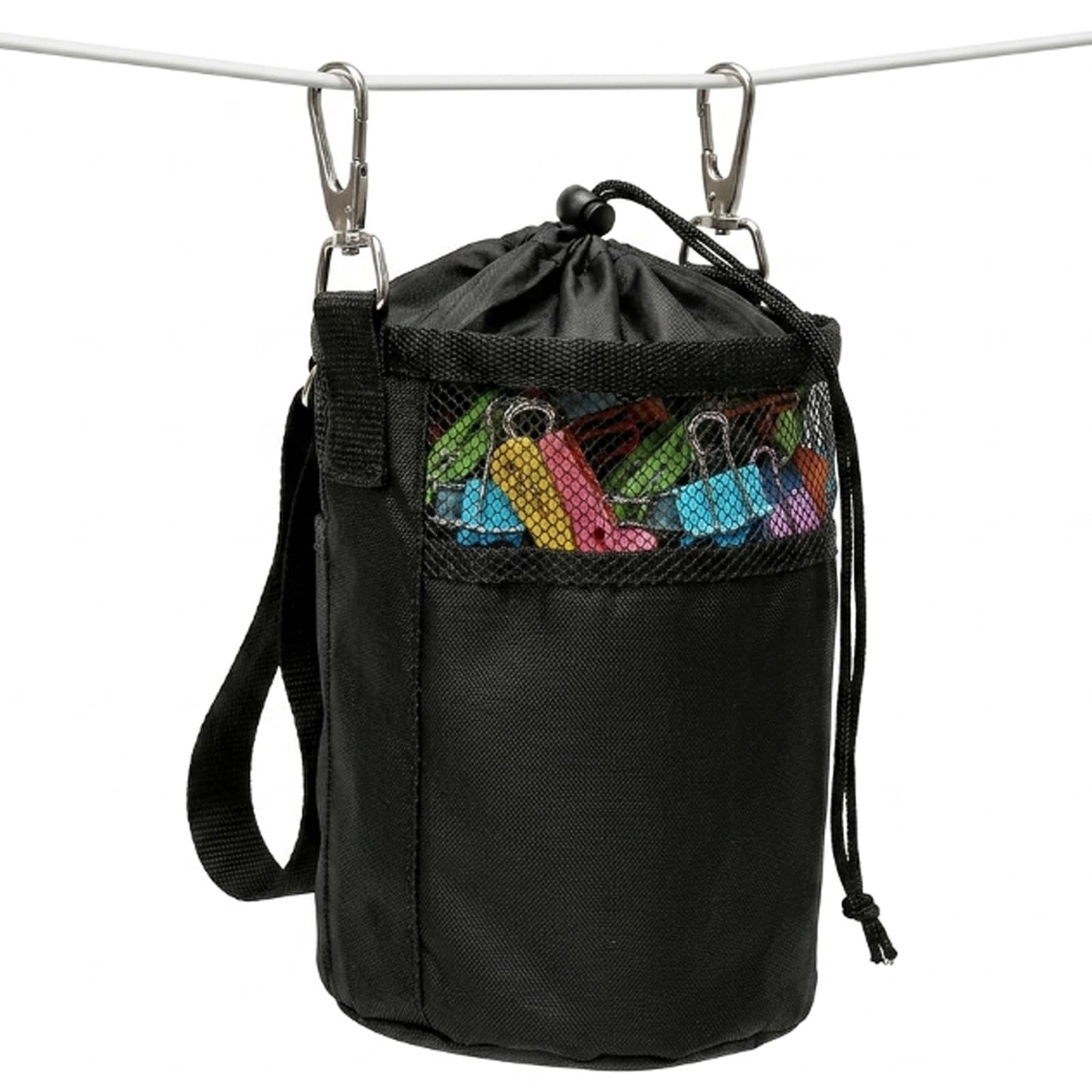 Peg Bag, Waterproof Peg Bags For Washing Line With Shoulder Strap, Peg Basket For Washing Line, Durable Peg Bag With Hanger For Clothes Pegs Storage, Practical Clothes Peg Bag For Laundry Organisation