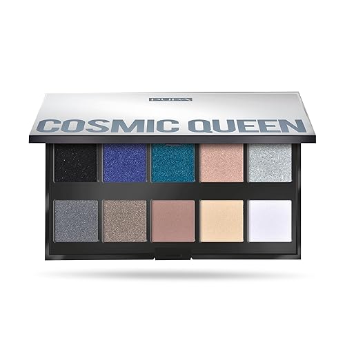 Miniatura 10 de Pupa Milano Make Up Stories Paleta de sombras de ojos  Cobertura máxima  Paleta de sombra de ojos pigmentada de 10 bandejas  Llena de mate, satén y