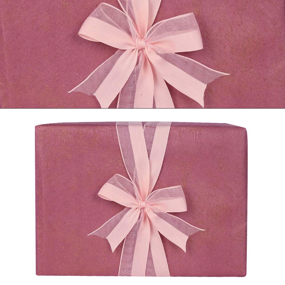 YATAI Gift Wrapping Paper, Floral Bouquet Paper, Flat Sheet, Gift Packaging Wrap, Bulk Packing Paper 20pcs sheets for Event and Party Supplies DIY Gift (Maroon)