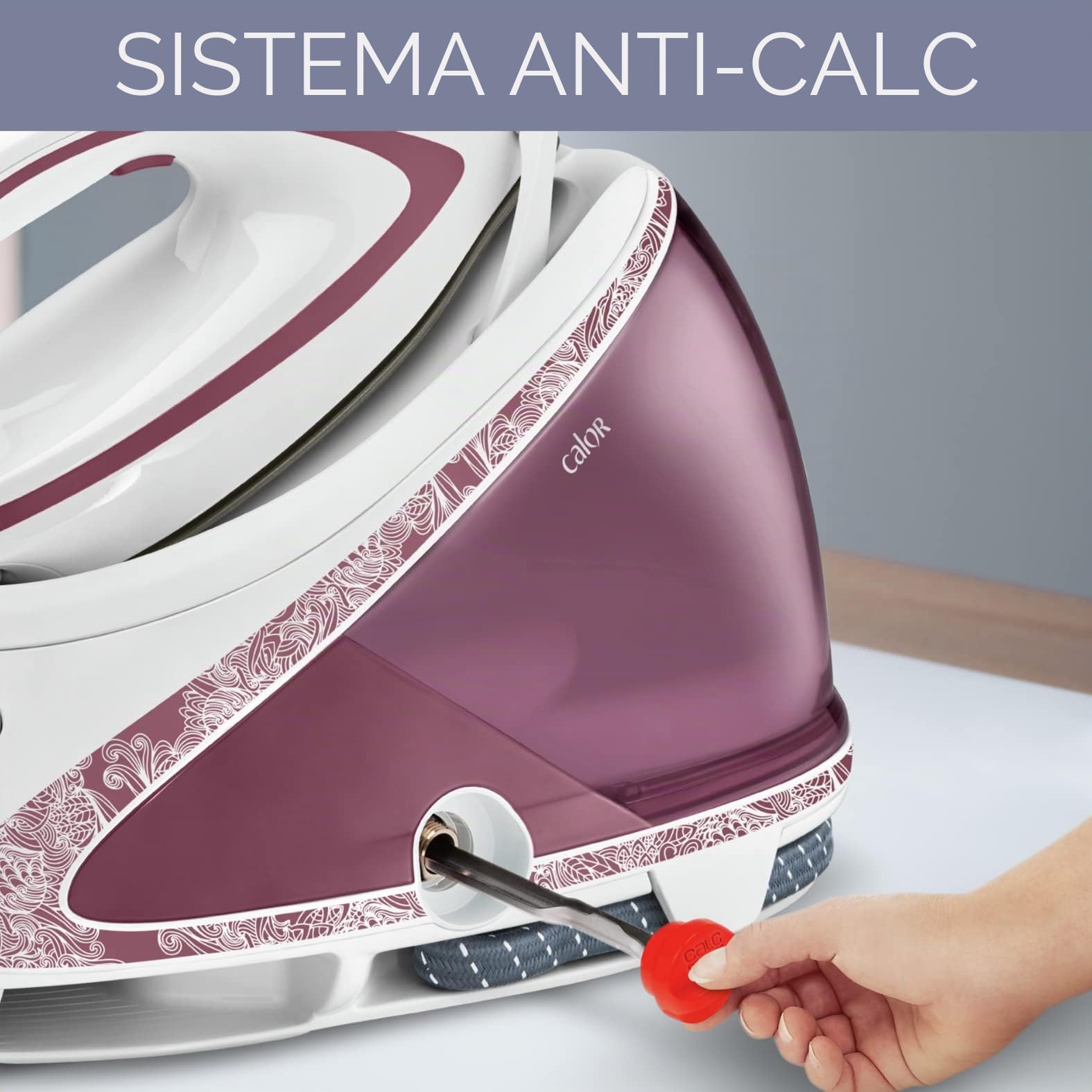 Calor Pro Express Ultimate, planta de vapor de alta presión, 7,3 bares, flujo de vapor 490 g/min, 5 ajustes, fabricado en Francia, GV9560C0