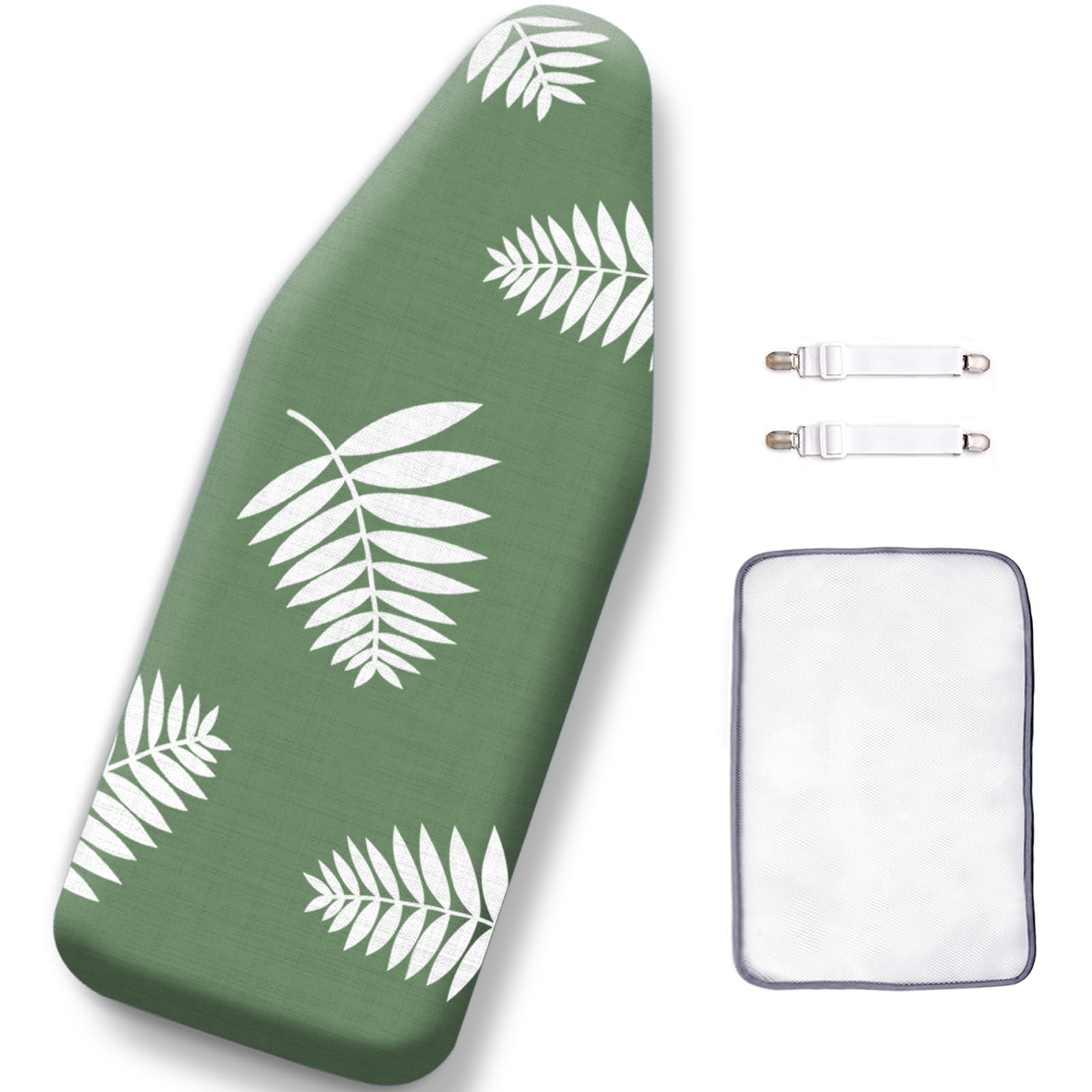 SheeChung 12.5"x32" Small Ironing Board Cover and Pad