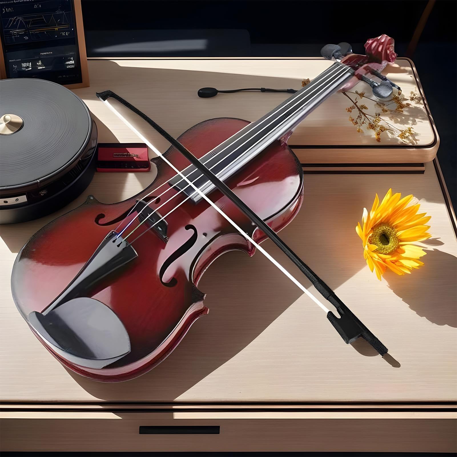 Violín para Niños Pequeños | Instrumento Bebé,Instrumentos Musicales Niños para Colección Aprendizaje Diario en Casa Preescolar Ninos Ninas Principiantes