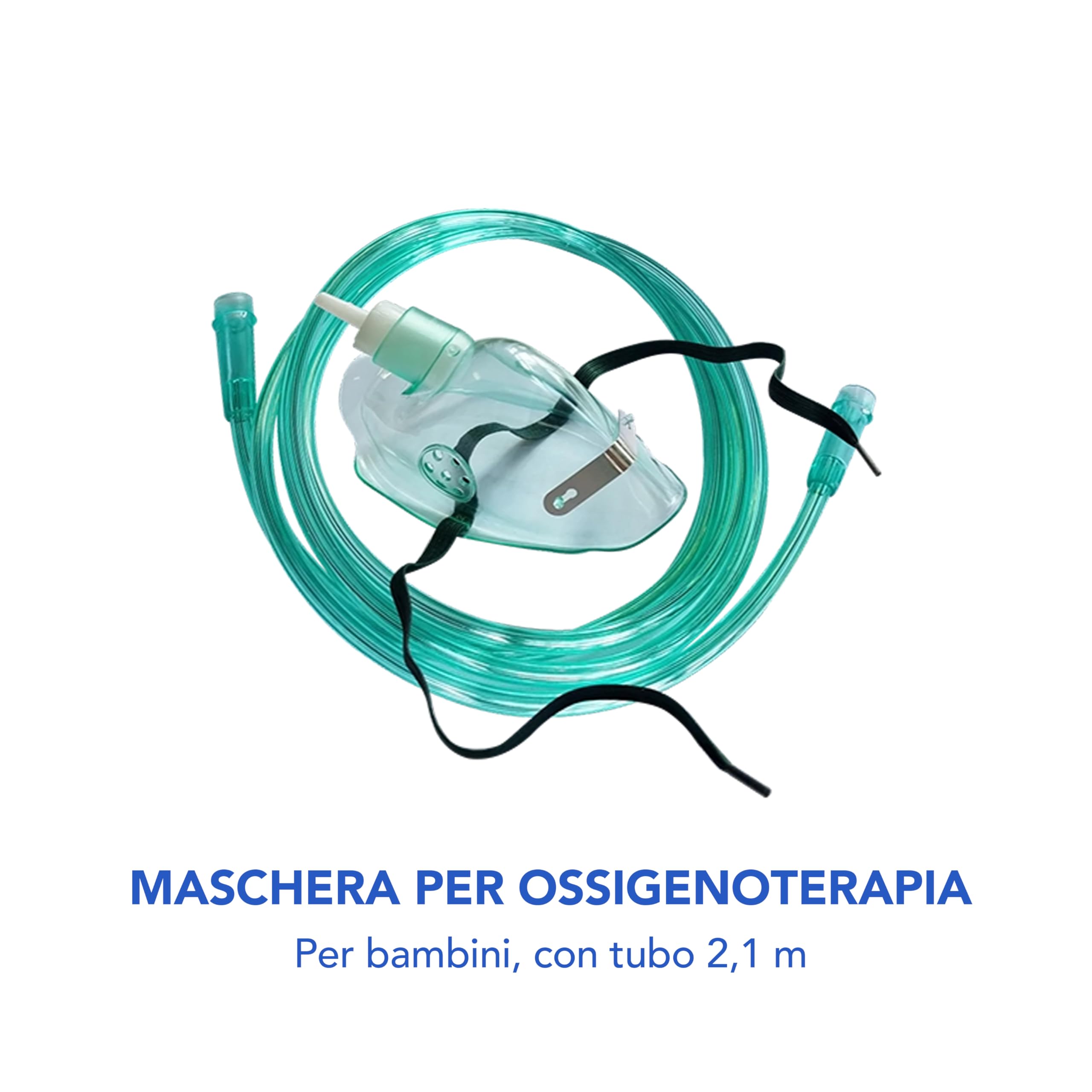 AIESI® Kit di Primo Soccorso senza bombola di ossigeno con pallone ambu guedel ed accessori OXY SAVER, Made in Italy