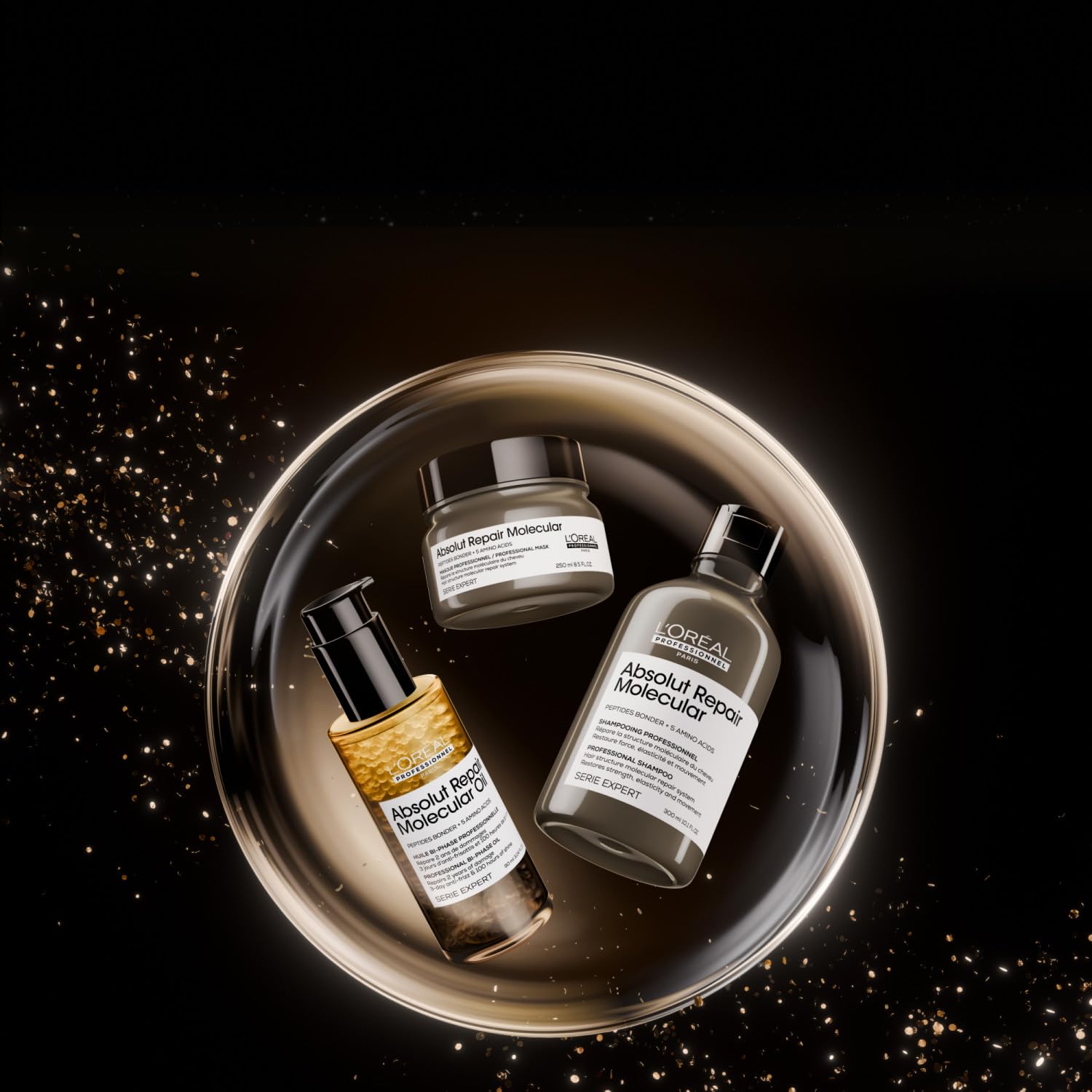 L'Oréal Professionnel Absolut Repair Molecular Trio per Capelli Danneggiati
