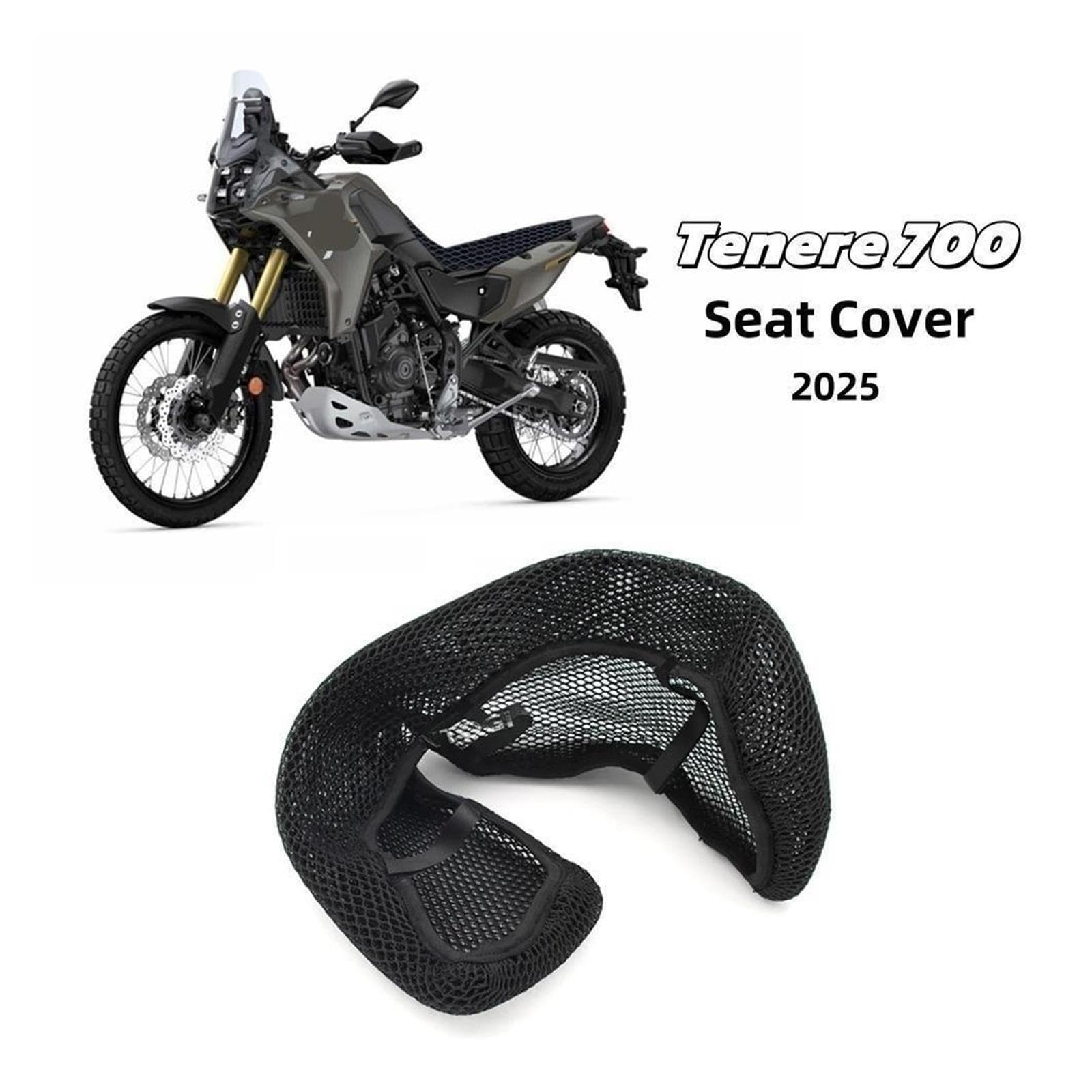 Coprisella Coprisedile Per Moto Cuscino Per YAM&AHA Tenere700