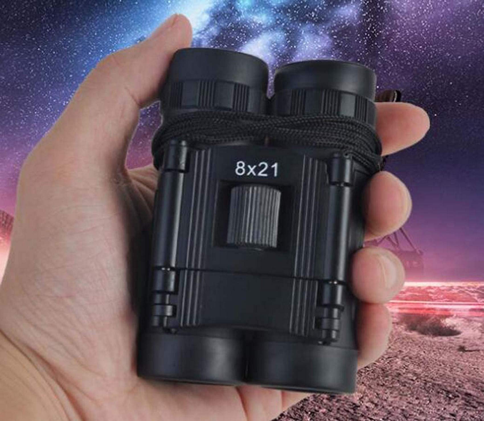 Ręczna, składana, kieszonkowa mini piłka do gry w piłkę na zewnątrz HD 8X21 – powłoka FMC